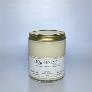 Down To Earth - 8oz Standard - 464 Candles - 8oz Candle