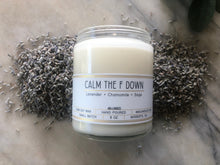 Load image into Gallery viewer, Calm The F Down - 8oz Standard - 464 Candles - 8oz Candle