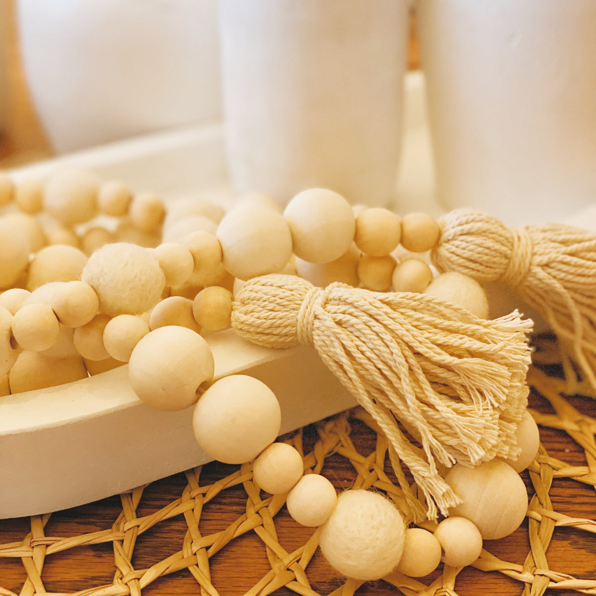Wool Beads Garland – Nivas