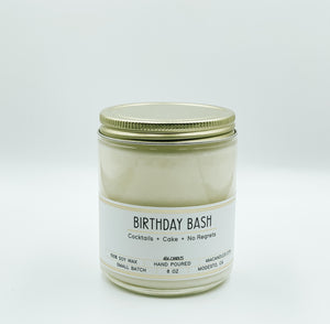Birthday Bash- 8 oz Stanard - 464 Candles - 8oz Candle