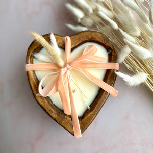 Be Mine -Heart Dough Bowl Candle