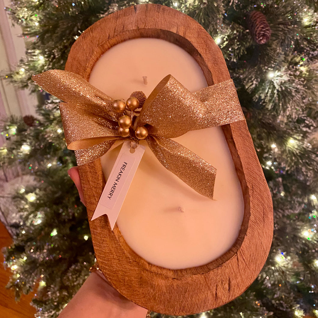 HOLIDAY✨OVAL- Dough Bowl / Freakin Merry