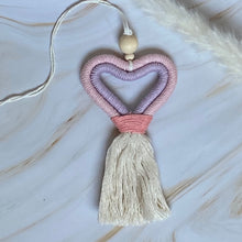Load image into Gallery viewer, Macrame Heart Aerial Diffuser