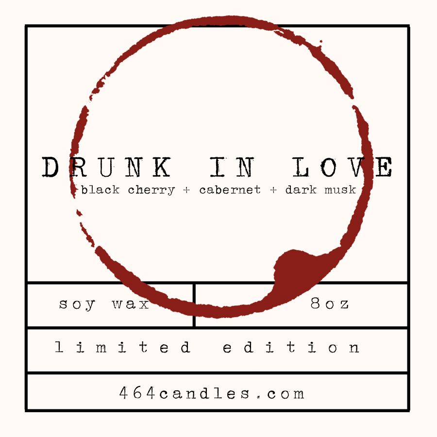 Limited Edition Wine Candle🍷 Drunk In Love - 8oz