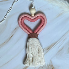 Load image into Gallery viewer, Macrame Heart Aerial Diffuser