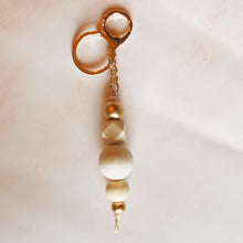 Load image into Gallery viewer, Natural Beaded Diffuser Keychain